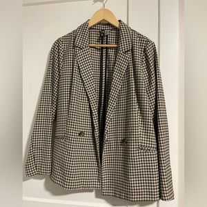 Checkered Blazer
